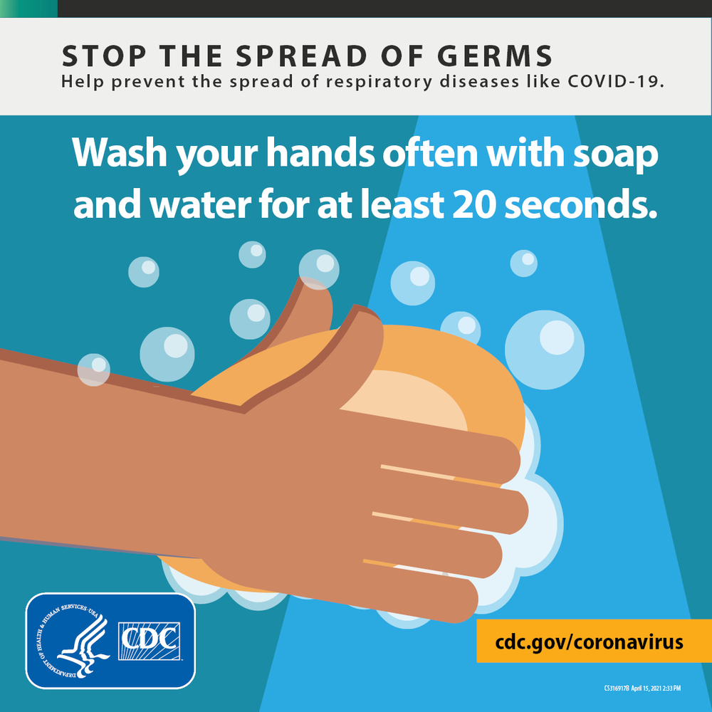 Wash Your Hands Poster | Courtesy of CDC