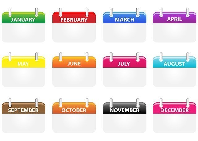 Calendar | Courtesy of Pixabay