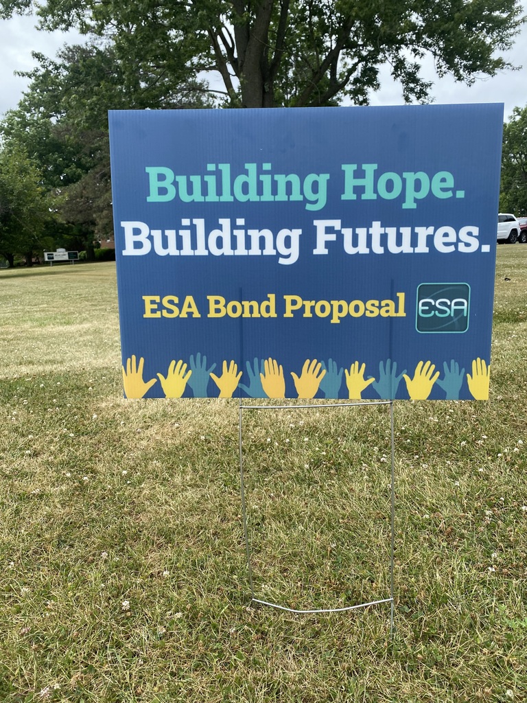 Building Hope. Building Futures Sign