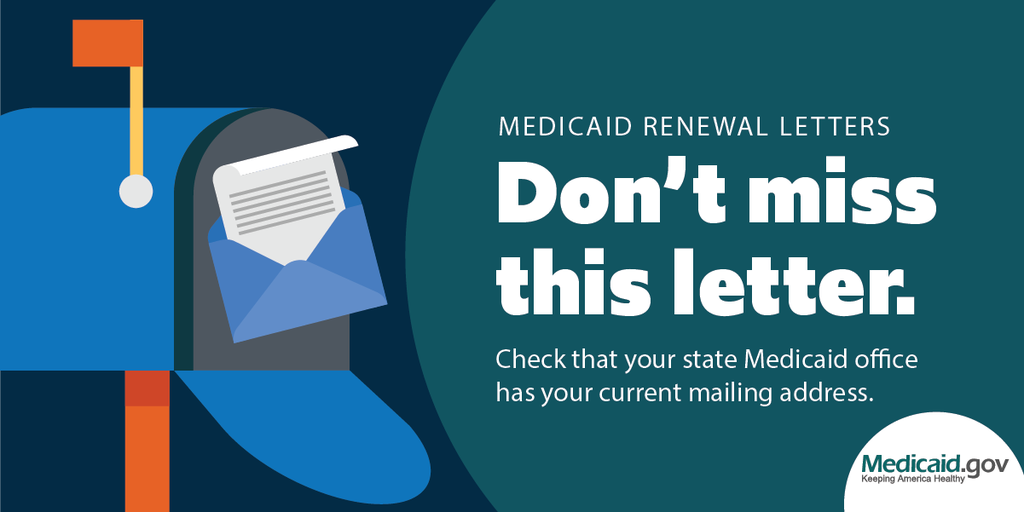 Medicaid Renewal Letter Graphic