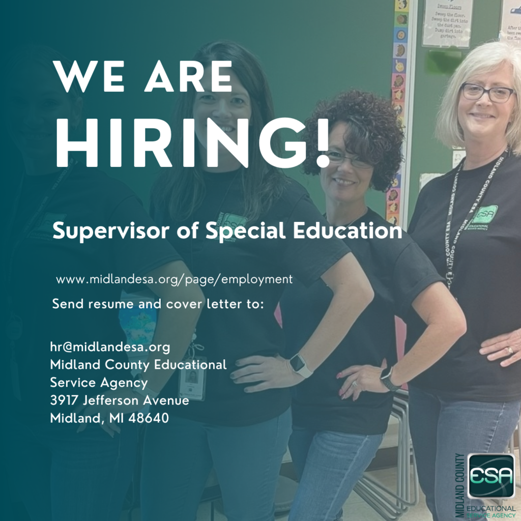 We are hiring supervisor of special education