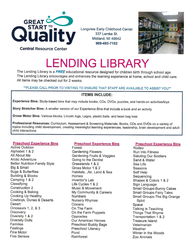 Lending Library Photos